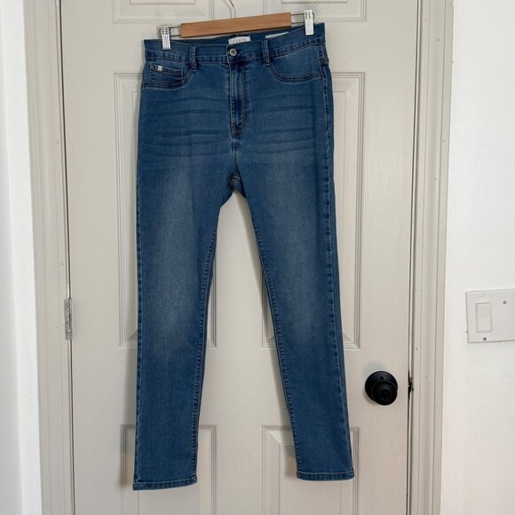 Curve Appeal Jeans Womens 10/30 Mid Rise Stretch Casual Comfort Minimalist Jeggi - Picture 1 of 13